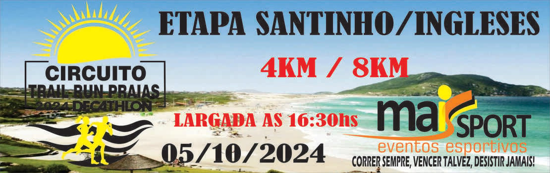 Trail Run Praias - Etapa Santinho / Ingleses